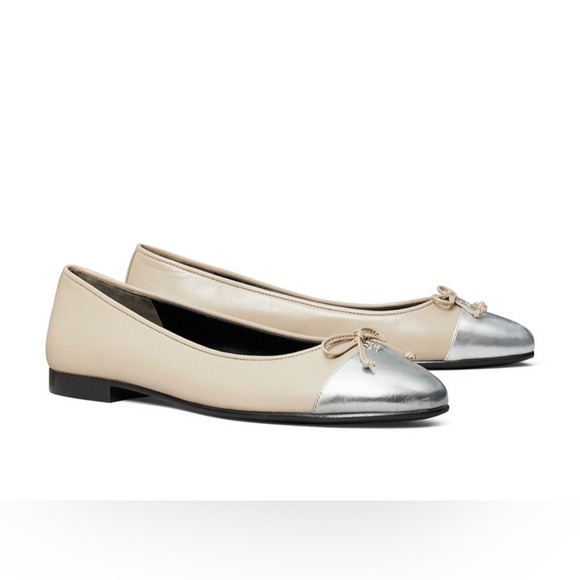 NIB Tory Burch Women's Capped Toe Ballet Flats